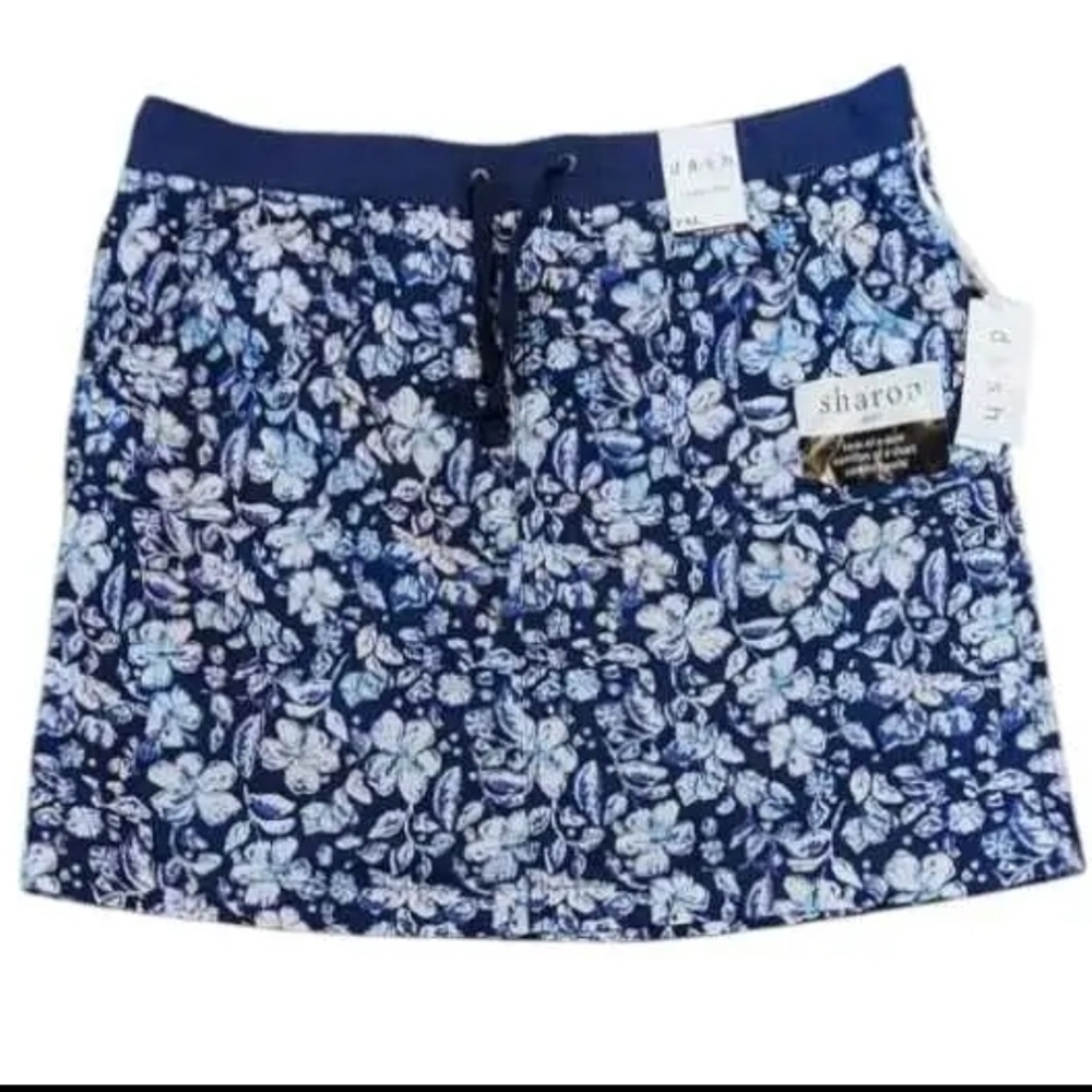 NWT da-sh Floral Print Skort ~XLP